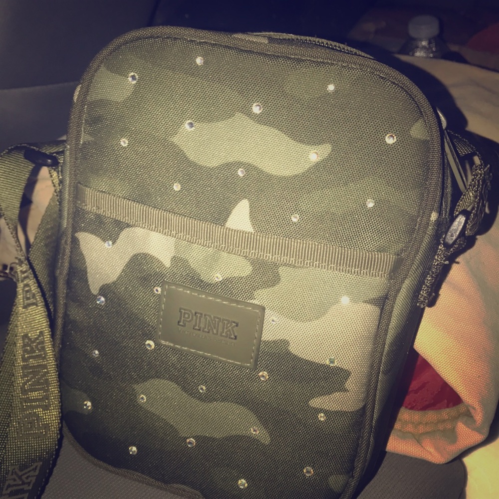 PINK CAMO Crossbody